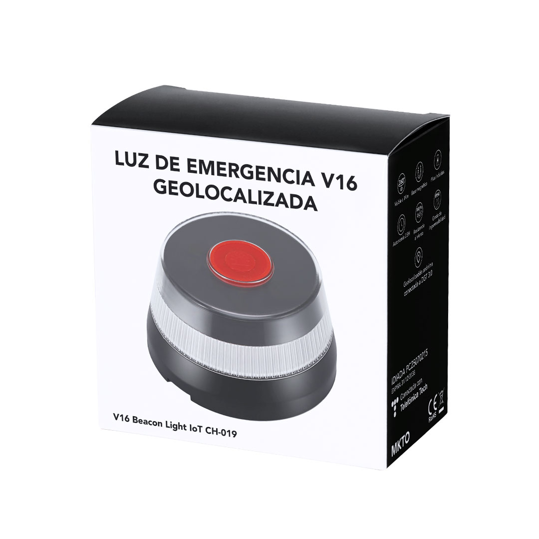 Geolocated Emergency Light V16 Pylon